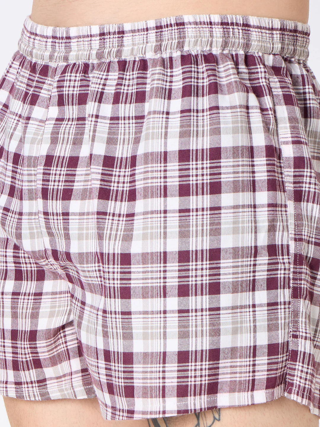 Maroon & Green Checked Boxers - Image 10
